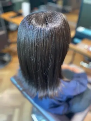 セミロング 髪質改善ヘアエステ AInoa RUANA 青山所属・✨️髪質改善 ミヤケのヘアスタイル