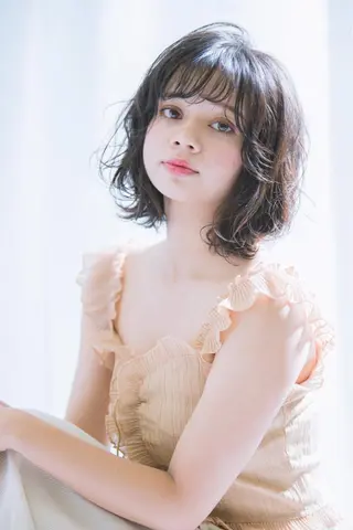 ミディアム 似合わせ艶髪カラー ❤️ハダユミのヘアスタイル