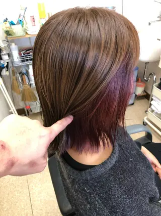 ショート カラー ヘアサロン モカ所属・石塚 浩のヘアスタイル