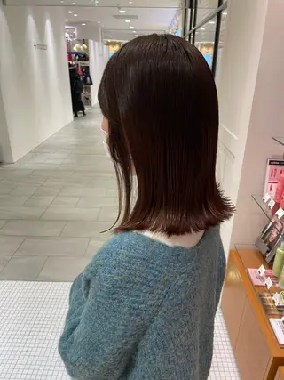 セミロング behive  駅前店所属・菊地 桃花のヘアスタイル