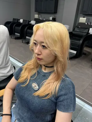 カラー メンズパーマ/韓国 ヘア/Mino🤍のヘアスタイル