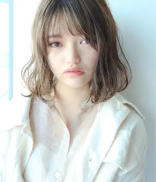 ミディアム カラー arseum所属・ショート特化✂︎宮本 元気のヘアスタイル