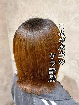 ミディアム afloat hikaruのヘアスタイル