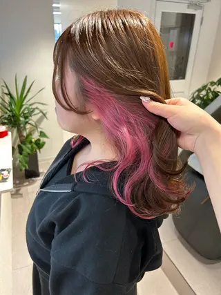 カラー モデル募集中🎀 ior MOMOKAのヘアスタイル