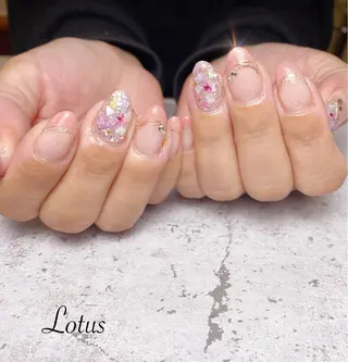 ネイル ネイル＆脱毛 Lotus🌸のネイルデザイン