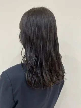 セミロング ベージュカラー🧸/ 松崎/東区/田中理沙のヘアスタイル