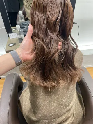 カラー 上村 あやののヘアスタイル