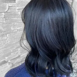 ミディアム カラー ヘアアレンジ 杉木 勝太のヘアスタイル