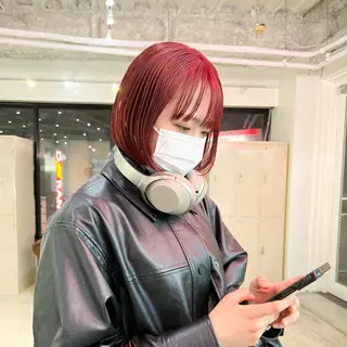 ショート カラー トレンドボブ /ミリヤのヘアスタイル