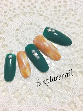 ショート ミディアム セミロング ロング カラー パーマ ヘアアレンジ キッズ ネイル マツエク・マツパ nail salon＆school felice所属・フェリーチェ瑞江店 新山のネイルデザイン