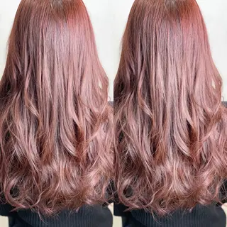 セミロング カラー LUXBE LUCE那覇イオン店所属・LUXBE LUCEのヘアスタイル