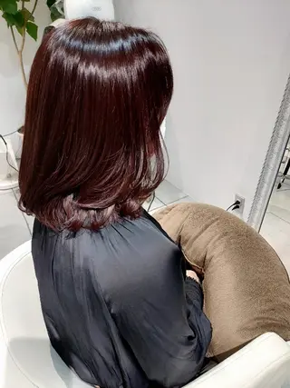 ミディアム カラー 樋口 千尋のヘアスタイル