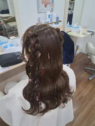 ロング ヘアアレンジ GLOSS❤︎ Harunaのヘアスタイル