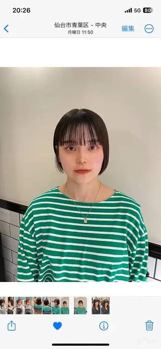 ショート behive  駅前店所属・菊地 桃花のヘアスタイル