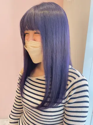 ロング 似合わせカット/ ハイトーンchimiのヘアスタイル