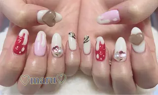 ネイル まるみ ♡のネイルデザイン