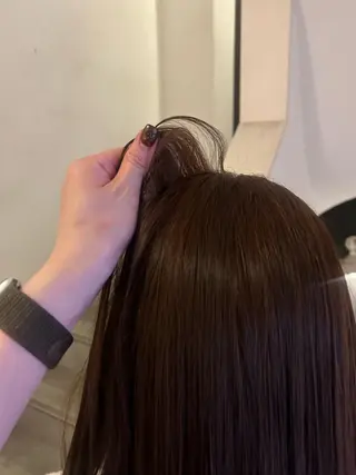 ロング カラー 愛結 暖色カラー🎀🩰のヘアスタイル