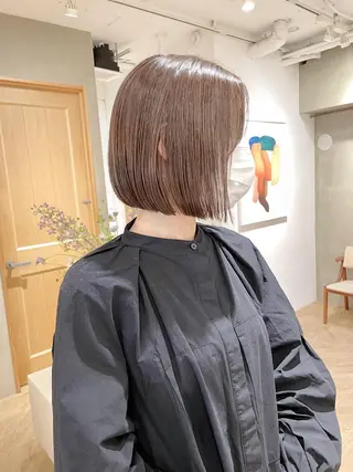 ミディアム カラー ボブ/レイヤー 🌟梅田盛一🌟のヘアスタイル