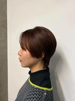 ショート 土田かほ/本日🈳 透明感カラー🍃のヘアスタイル