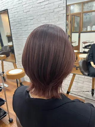 ミディアム カラー メンズパーマ/ ももかのヘアスタイル