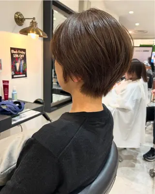 ショート neaf 恵比寿店所属・カットモデル募集中 伊藤響のヘアスタイル