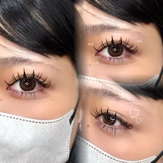 マツエク・マツパ Minami .のマツエク・マツパデザイン