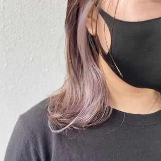 ミディアム カラー 竹内啓太 ボブのヘアスタイル