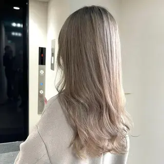ロング カラー ヘアアレンジ 松井那津子 /ハイライトブリーチのヘアスタイル