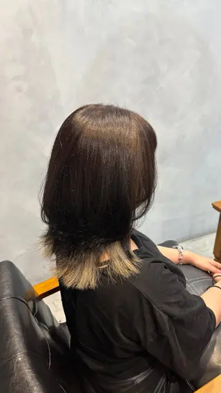 ミディアム りん/神楽坂 English okのヘアスタイル