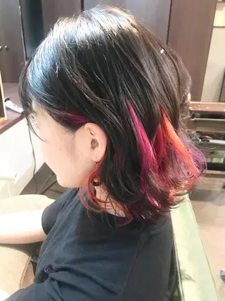 ミディアム カラー 代官山/恵比寿所属・髪質改善/縮毛矯正 専門 代官山/恵比寿のヘアスタイル
