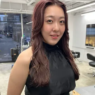 カラー 酒井 美里のヘアスタイル