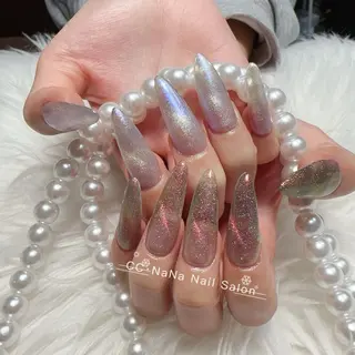 ネイル 💎CC・NaNa 韓国風ネイル🌙Cのネイルデザイン