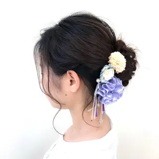 ロング ヘアアレンジ これた🧸ヘアメ職人 ♡髪質改善♡カラーのヘアスタイル