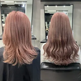 セミロング カラー ヘアアレンジ ar+ ❤︎ maiのヘアスタイル