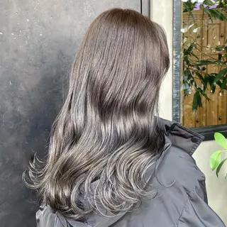 ロング 比嘉 陽のヘアスタイル