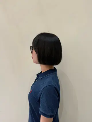 ショート 透明感カラー/顔周り カット/レイヤーにかのヘアスタイル