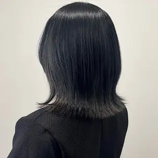 ミディアム カラー パーマ ヘアアレンジ パク・ボミン小野リエ 韓国ハーフ🦊のヘアスタイル