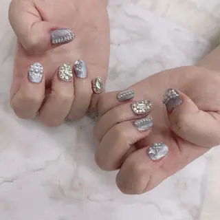 ネイル 🦋ネイルサロン ブラン🌈ゆりのネイルデザイン