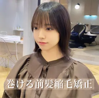 ミディアム パーマ 上品♡韓国レイヤー ‎🤍のの‎🤍のヘアスタイル