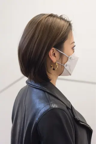 ミディアム カラー 千葉 慎也のヘアスタイル