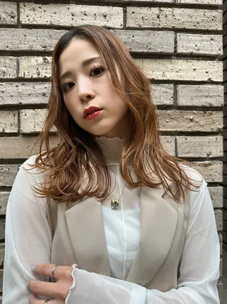 ロング GIEN 西宮ガーデンズプラス所属・中尾 碧斗のヘアスタイル