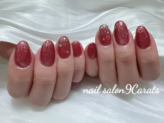 ネイル 💜ワンホンネイル ナインカラット💎のネイルデザイン