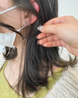 カラー AO所属・RISAKO 艶髪モテヘア🎀府中のヘアスタイル