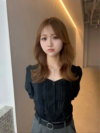 ミディアム カラー COAPLUS立川所属・艶髪/透明感カラー /miyu🩰🎀のヘアスタイル