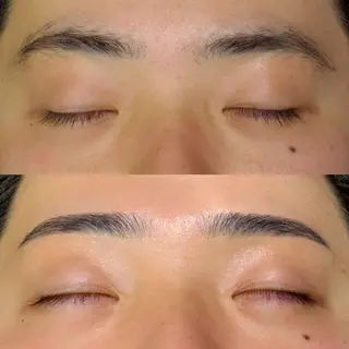 メンズ アイブロウ メンズ眉毛ワックス 青山英憲のヘアスタイル