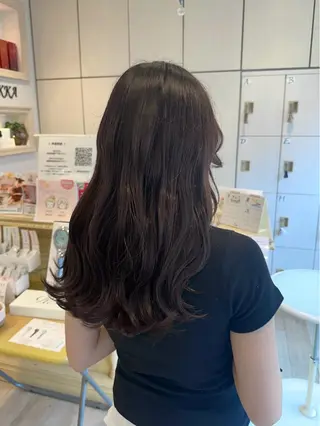 ヘアアレンジ 韓国ヘア/レイヤー 顔周りカット/ユキナのヘアスタイル