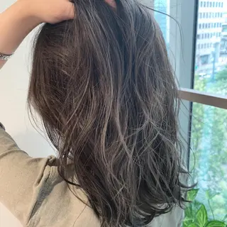 ミディアム カラー レイヤーカット/ボブ /縮毛矯正✨大輝のヘアスタイル