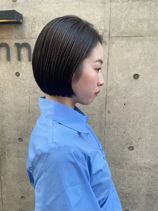 ショート カラー ボブ／パーマ指名 No. 1🍃れんとのヘアスタイル