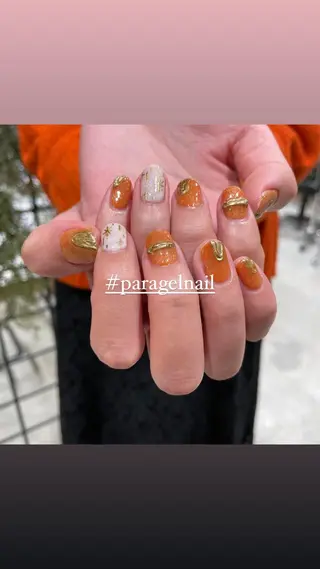 ネイル 淡色ネイル 🎀moeのネイルデザイン