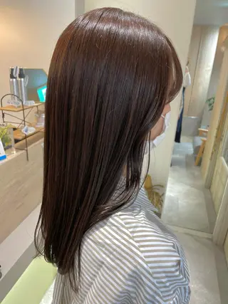 ロング カラー 西 めぐみのヘアスタイル